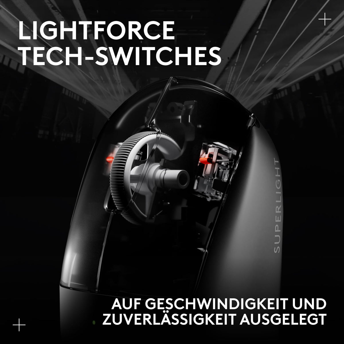Logitech G PRO X Superlight 2c SE Gaming-Maus - Schwarz - 910-007801