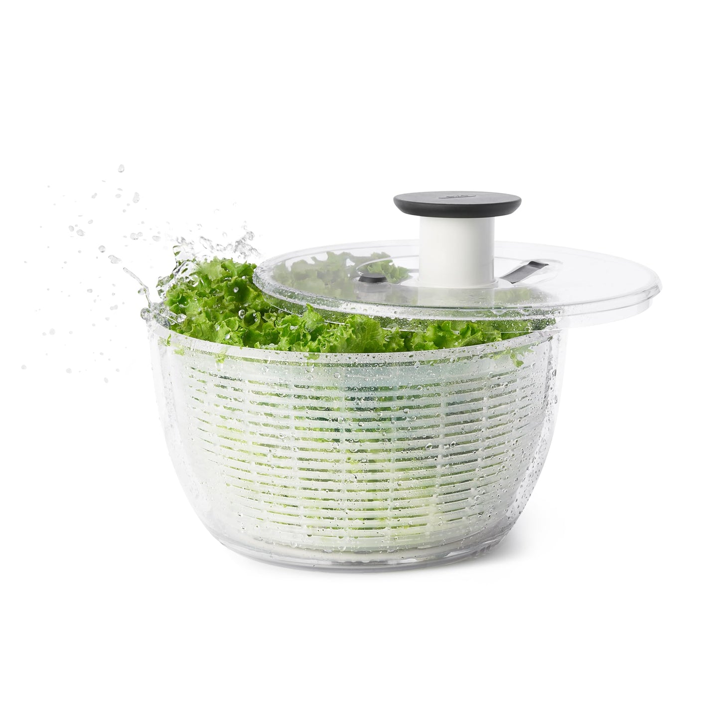 OXO Good Grips salad spinner with sieve and lid - for washing and drying salad - 1351580V4UK
