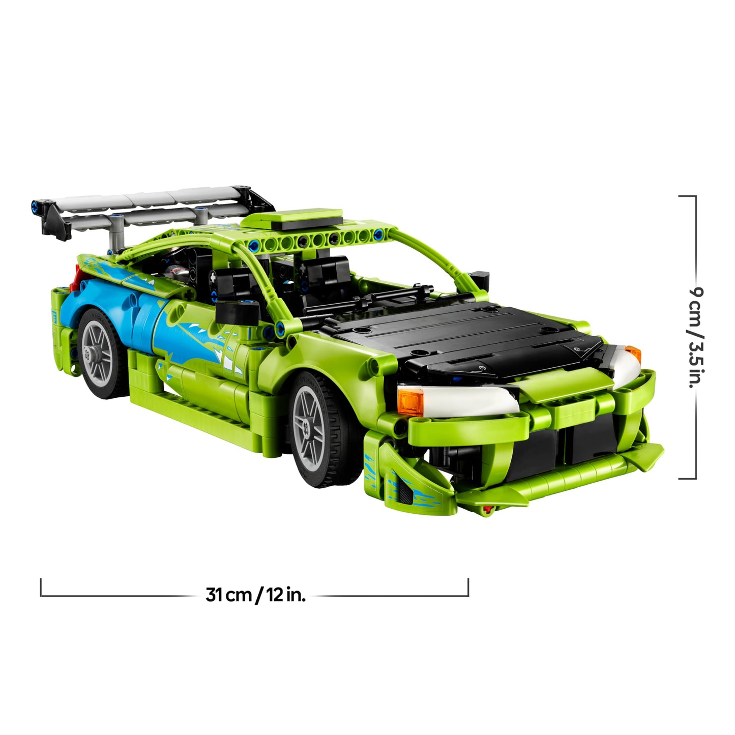 LEGO Technic Fast and Furious Mitsubishi Eclipse car - model building car - collector's set including steering and 2 NOS bottles - gift for boys aged 14 and over and adult film fans - 42229