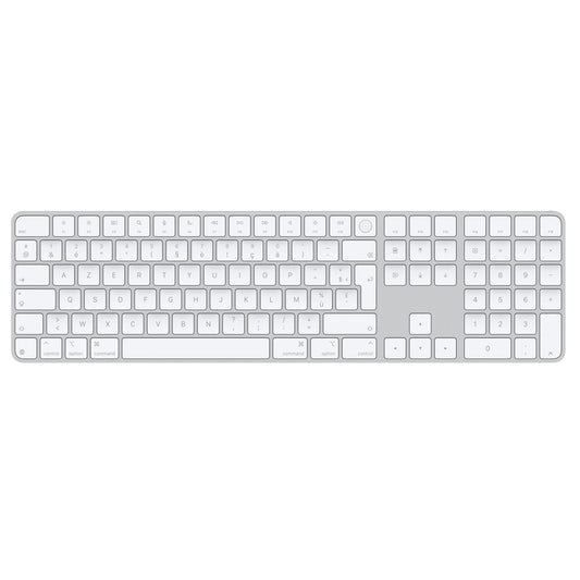 Apple Magic Keyboard with Touch ID and numeric keypad for Mac models with Apple chip - French - White keys  - MXK73F/A