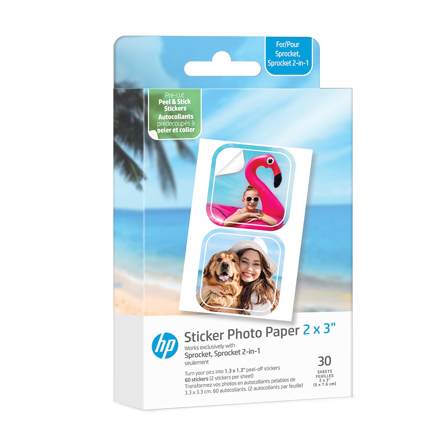 HP Sprocket Premium Zink vorgeschnittenes - HPIZ2X330C