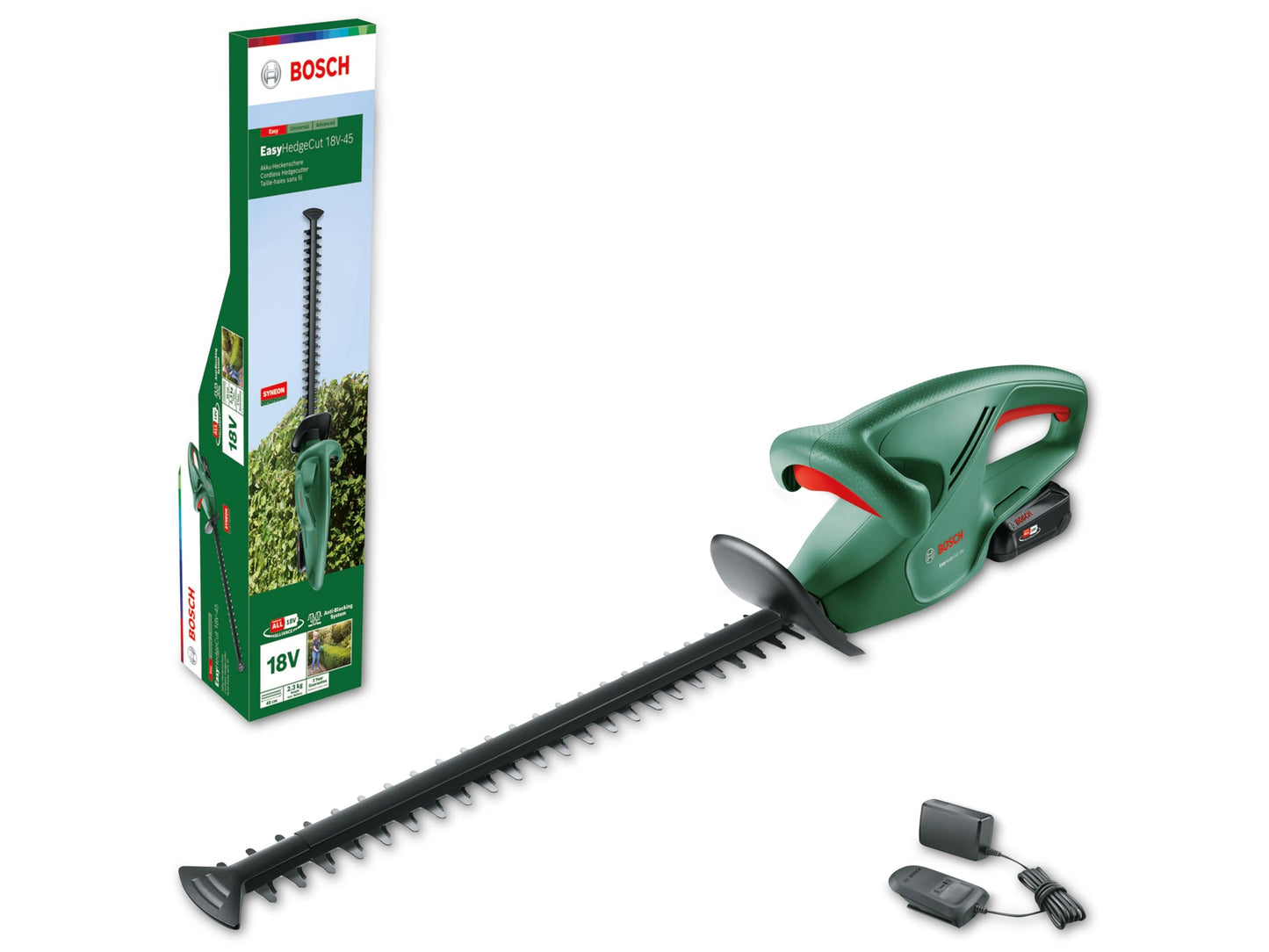 Bosch cordless hedge trimmer EasyHedgeCut 18-45 - 0600849H02