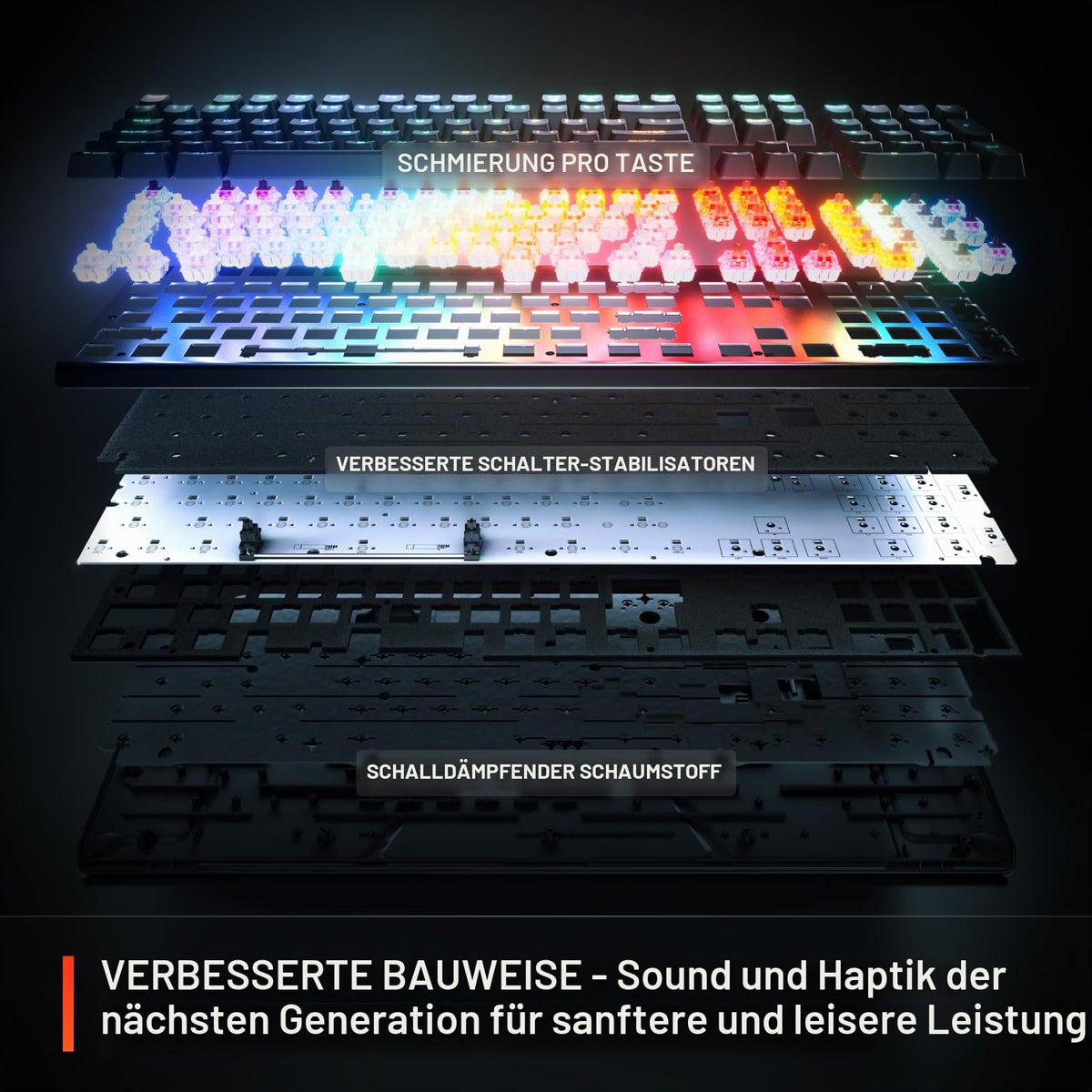 SteelSeries Apex Pro Gen 3 - Gaming Keyboard - Hall Effect Switches; OmniPoint 3.0 - Adjustable Actuation - Game-Ready Presets - Rapid Trigger, Protection Mode, Rapid Tap/SOCD - American QWERTY - 64660