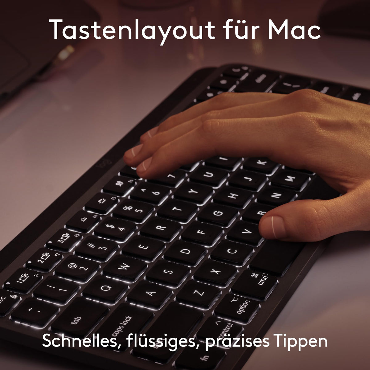 Logitech MX Keys Mini pentru Mac – tastatură wireless minimalistă - 920-012645