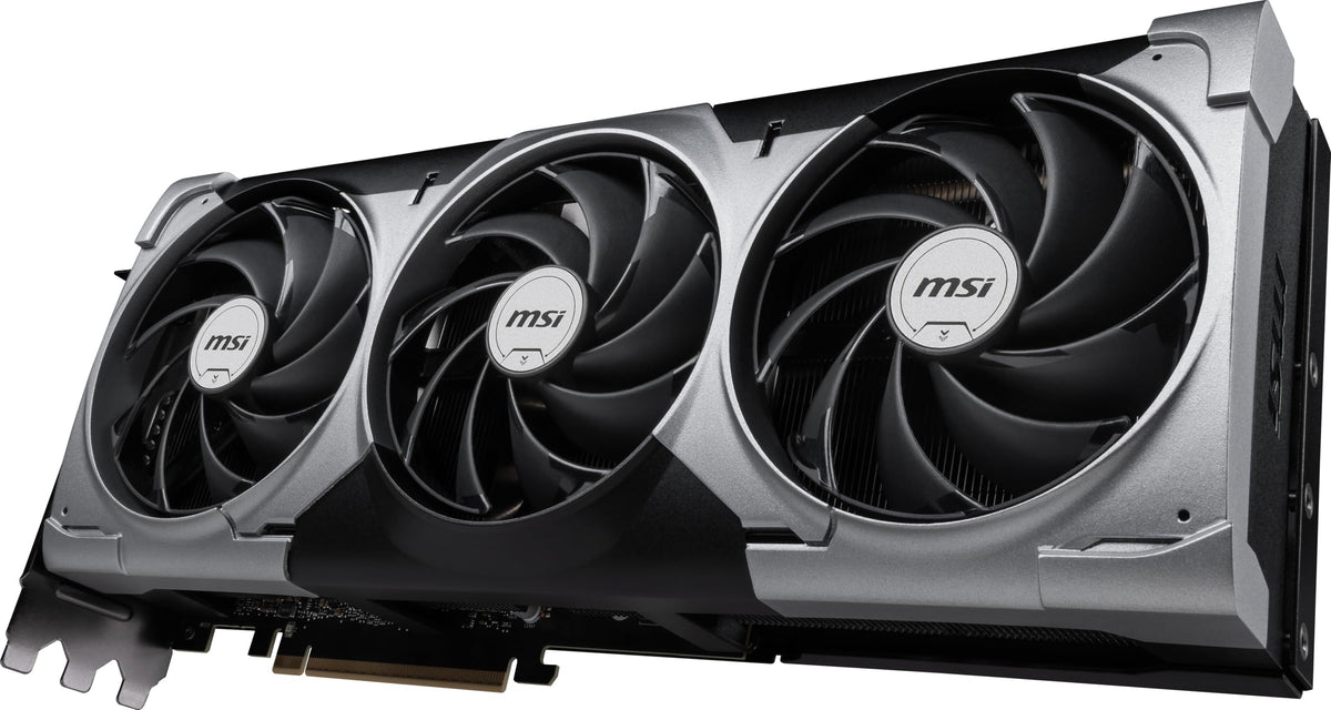 MSI GeForce RTX 5090 32G Ventus 3X OC — 32GB GDDR7 (28Gbps/512-bit), PCIe 5X 8, Boost: 2437 MHz, HDMI 2.1b, DisplayPort 2.1b - V530-060R