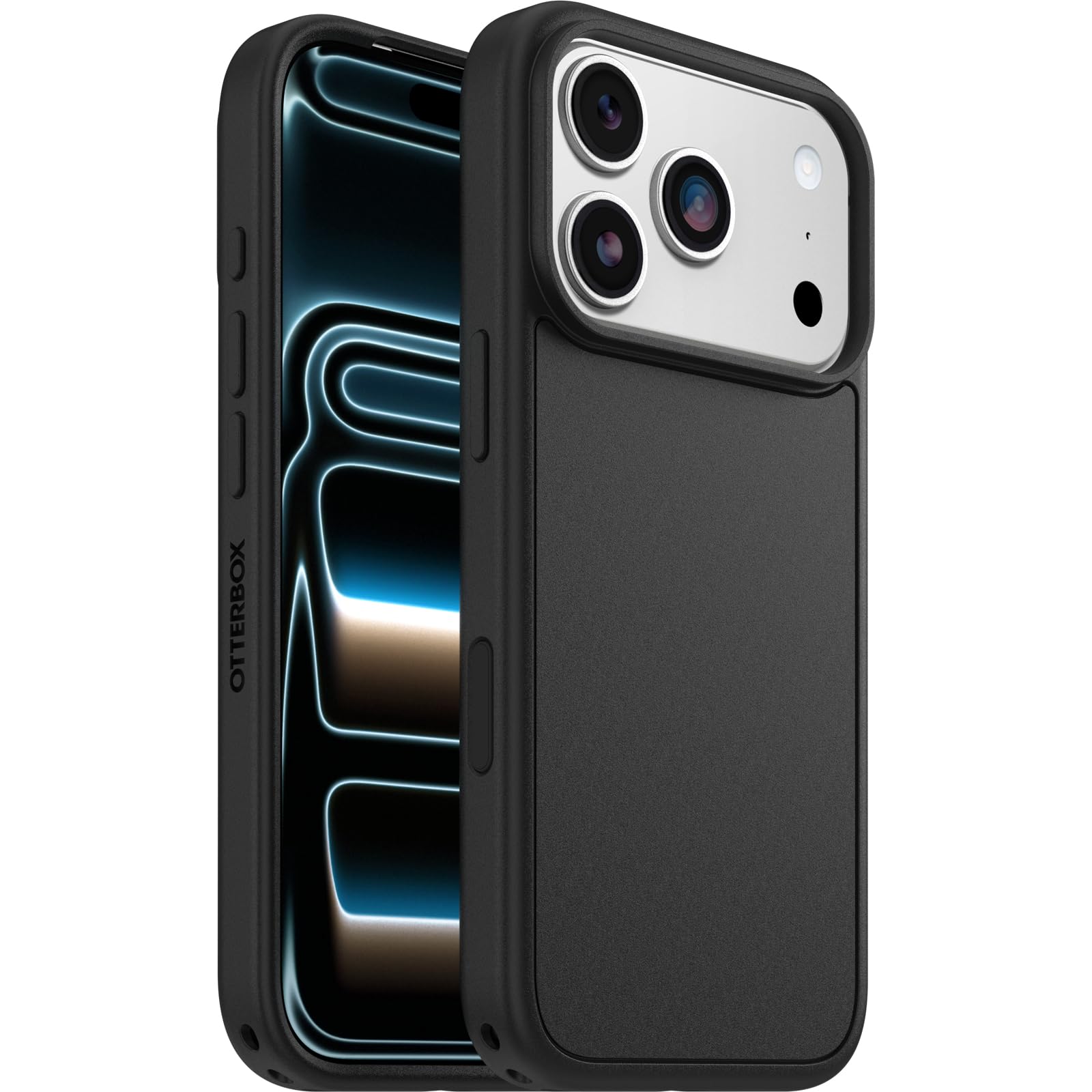 OtterBox Symmetry Series MagSafe Case for iPhone 17 Pro, Shockproof Drop Proof Protective Case, 3X Military Grade Tested, Black - 77-99427