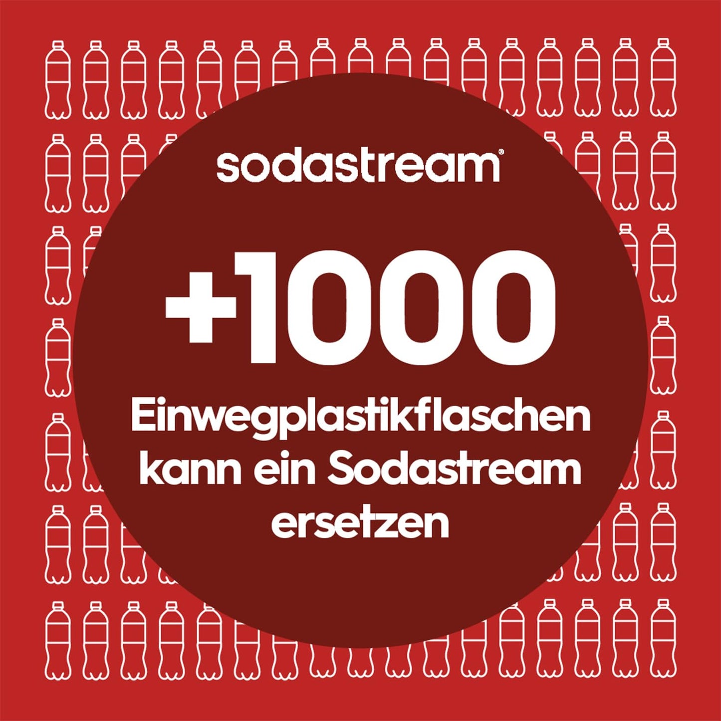 SodaStream Crystal 3.0 soda maker with 2x Quick-Connect CO2 cylinders and 2x glass carafes - 1100462490