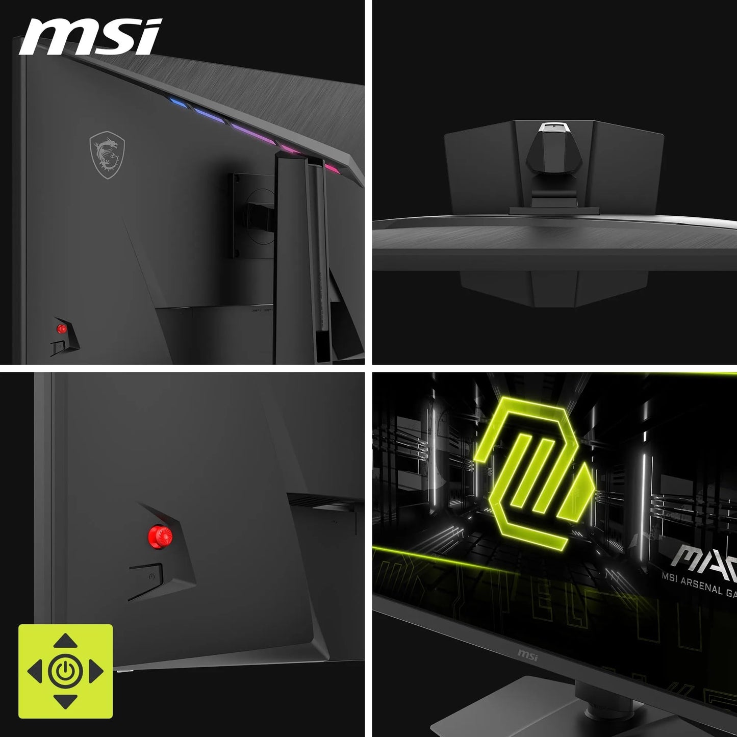 MSI, MAG 322URDF E16, 32-inch, 4K UHD, 3840x2160, gaming - 4711377307383