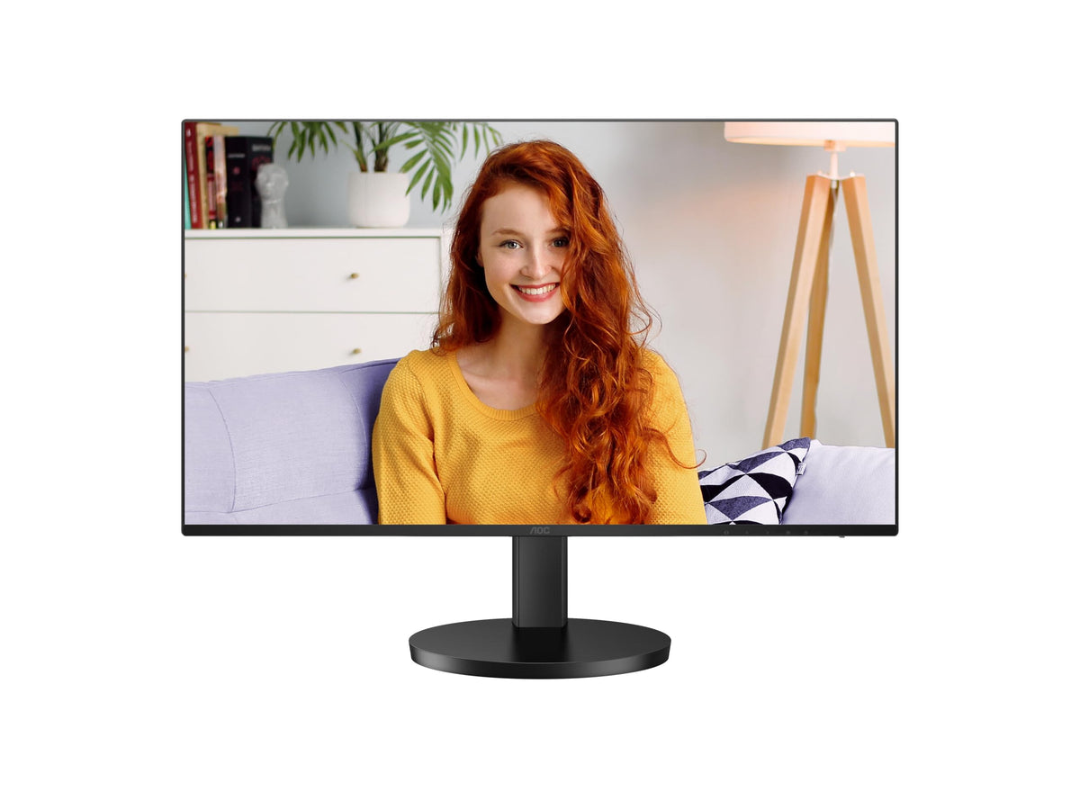 AOC Q27B3CF2 Monitor de 27 inch WQHD cu Hub USB, 120Hz, panou IPS, 4ms GtG, HDR10, ajustare pe înălțime, difuzoare, (2560x1440 HDMI 1x 1.4) Negru