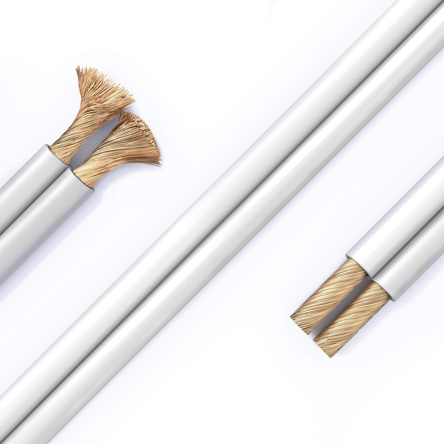 PureLink speaker cable OFC 2x1.50mm² (0.20mm), 30.0m, white with light gray characteristic - SE-SP051-030