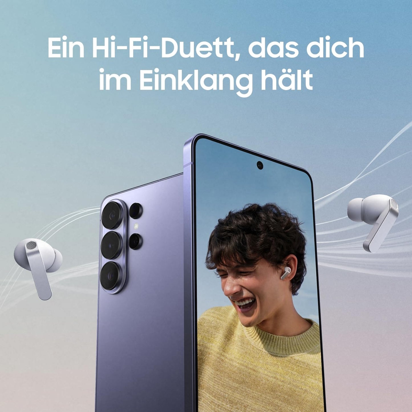 Samsung Galaxy Buds4 Pro, Hi-Fi Wireless Bluetooth Headphones, 2-Way Speaker, Adaptive Noise Canceling, In-Ear Earphones, 360 Audio, AI Agent with Voice Control, Black - SM-R640