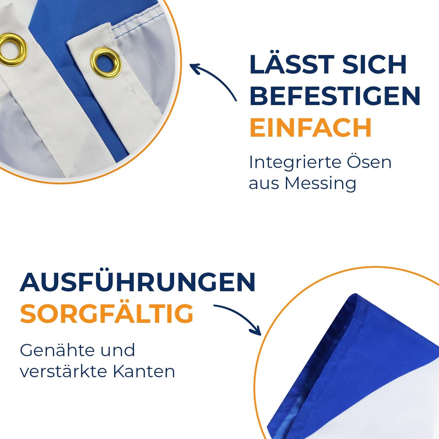 AZ FLAG - Scotland Flag - 250x150 cm - Large Scottish Flag 100% Polyester with Brass Eyelets - 300g - K_55