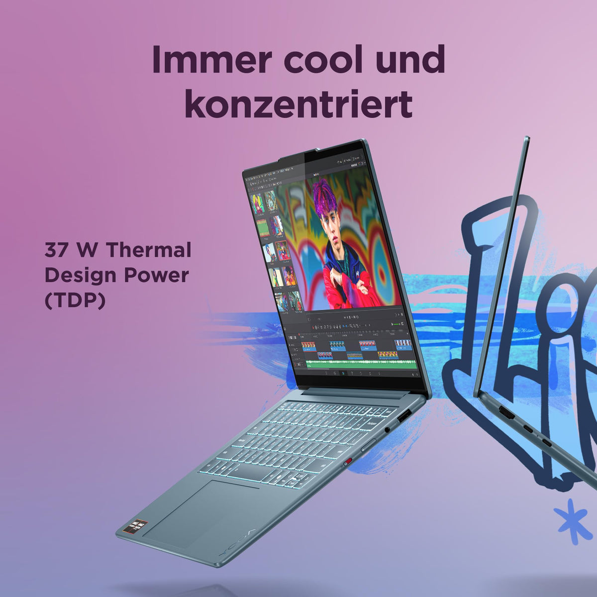 Lenovo Yoga Slim 7 | Laptop | Ryzen AI 5 | 16GB | 512GB - 83JY009LGE
