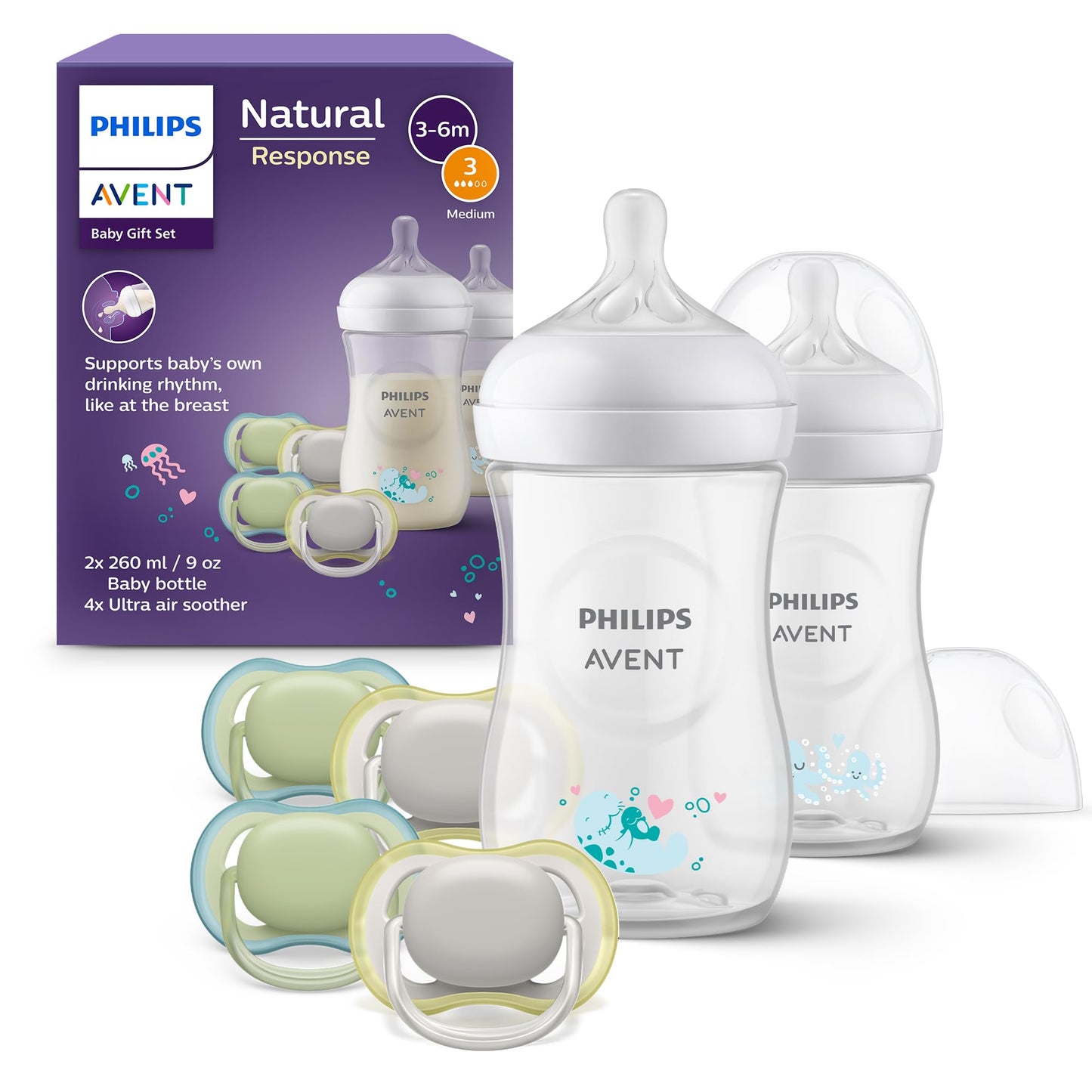 Philips Avent Natural Response Baby Gift Set SCD837/13 (8720689026727)