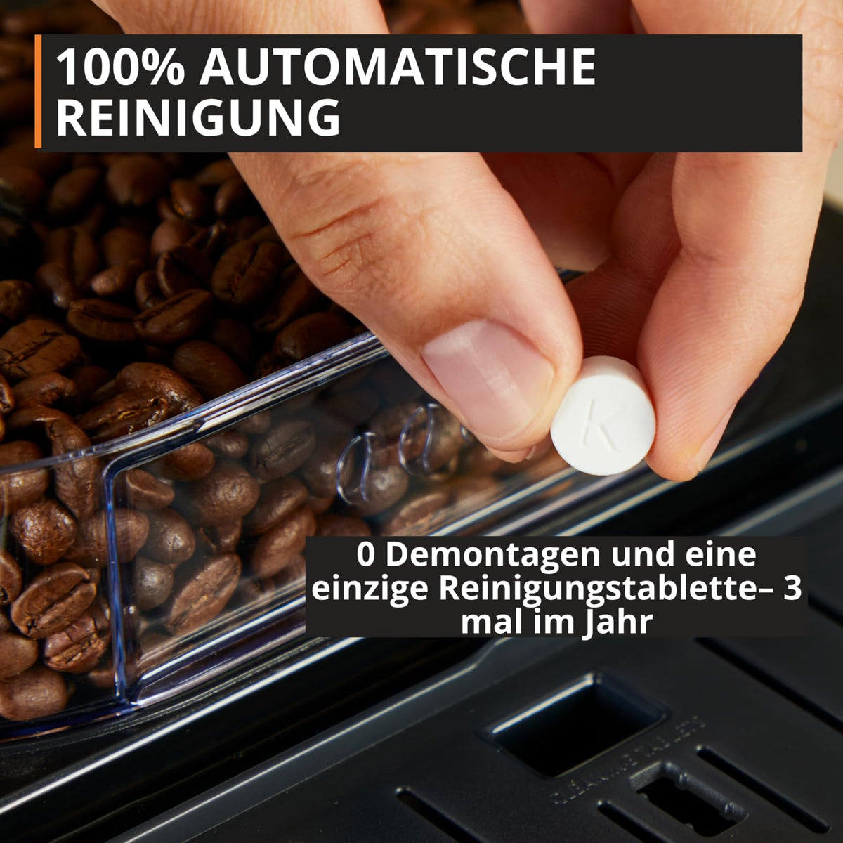 KRUPS Harmony Milk Fully Automatic Coffee Machine, 5 Coffee Specialties - EA5094E0