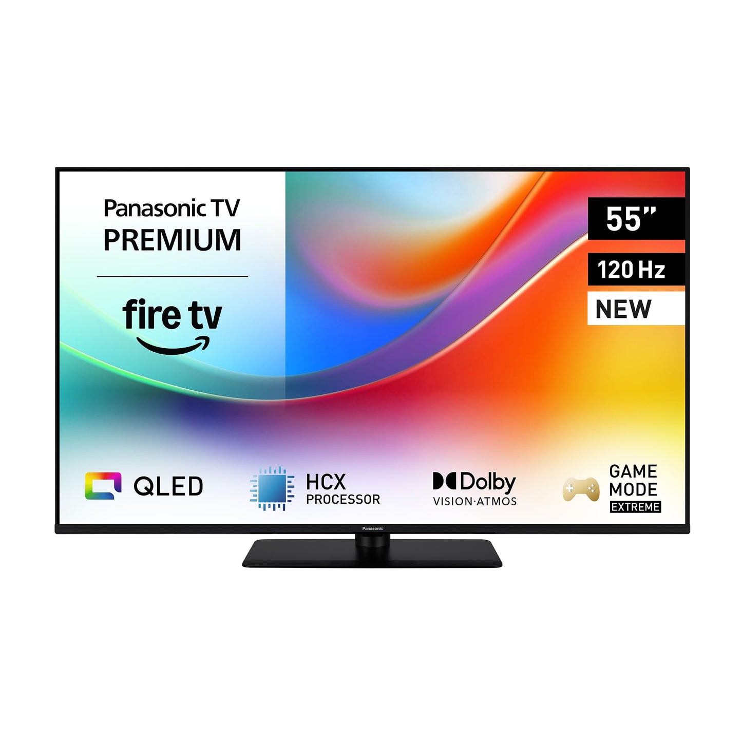 Panasonic Premium TV-55W85BEZC, 55 inch television 4K Ultra HD QLED, Fire TV