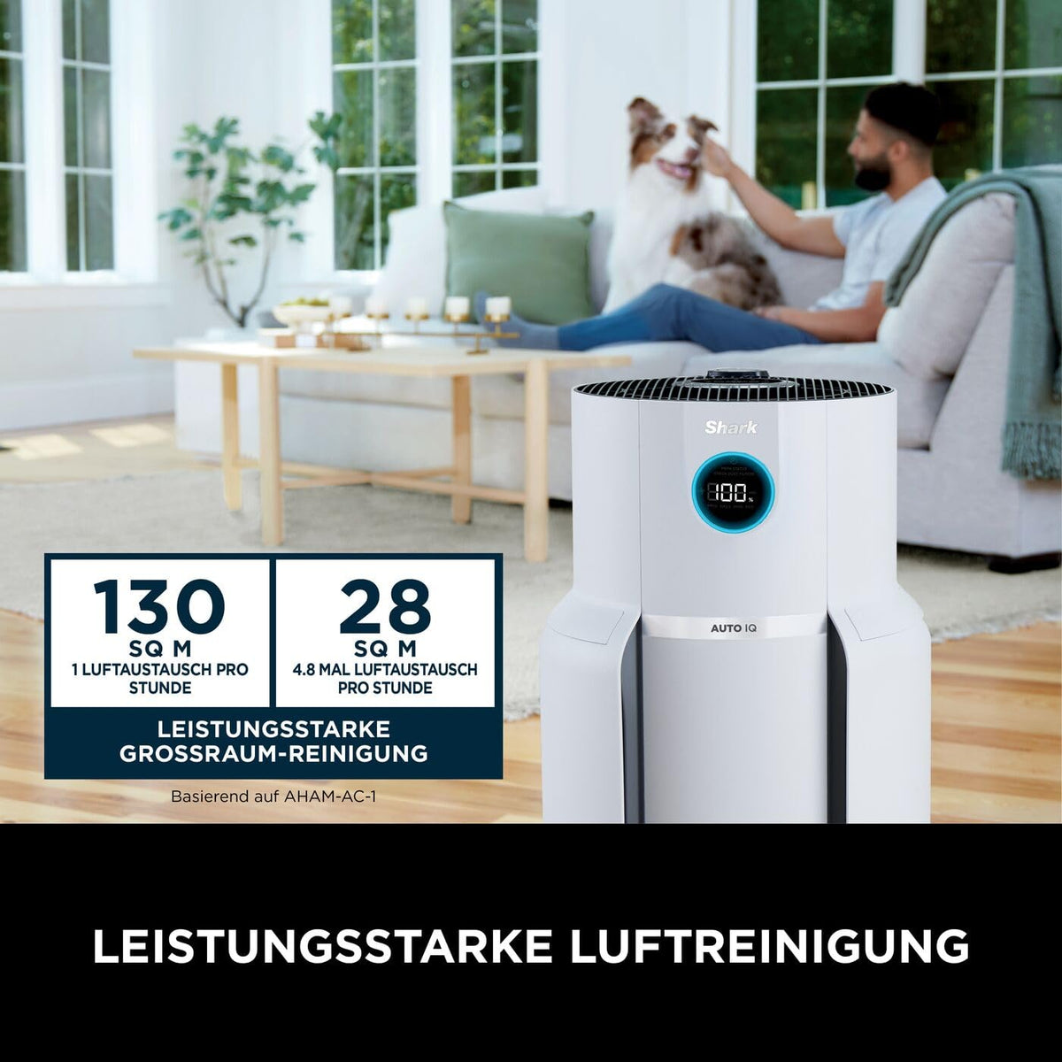 Shark NeverChange purificator de aer MAX pentru alergici, alb HP300EU