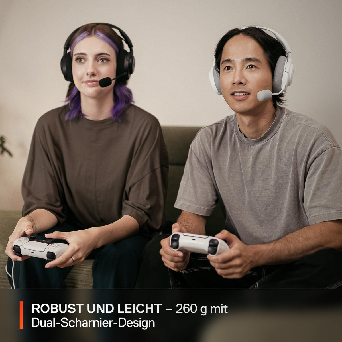 SteelSeries Arctis Nova 3P Wireless - Cască pentru PS5 și PC Gaming – Control prin aplicație – 40 de ore autonomie – Driveri cu magneti de neodim – 2,4 GHz/Bluetooth – Microfon detașabil – Compatibilă cu PS5, PC, Switch - Negru - 61686