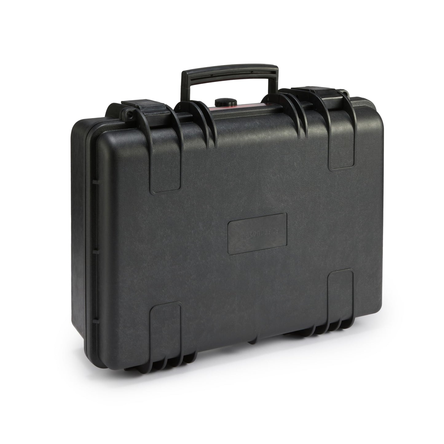 Amazon Basics Medium Protective Portable Hard Camera Case with Adjustable Fit Foam for Drones, Cameras, Lenses and Accessories, Waterproof, Shockproof, 43.6 x 37 x 16.7 cm, Black - WXD0583WD