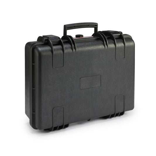 Amazon Basics Medium Protective Portable Hard Camera Case with Adjustable Fit Foam for Drones, Cameras, Lenses and Accessories, Waterproof, Shockproof, 43.6 x 37 x 16.7 cm, Black - WXD0583WD