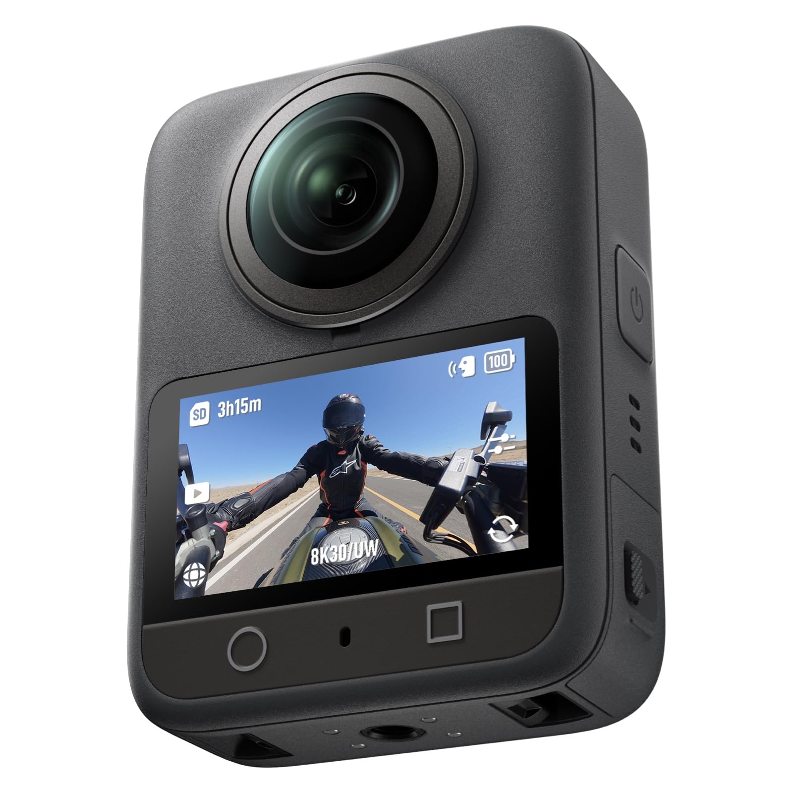 DJI Osmo 360 Standard Combo - 360 degree camera with 1-inch sensor, native 8K-360° video, 120MP panoramic photos, 100 min 8K recording, waterproof, compact action cam & vlog camera for travel and sports - 6937224110502