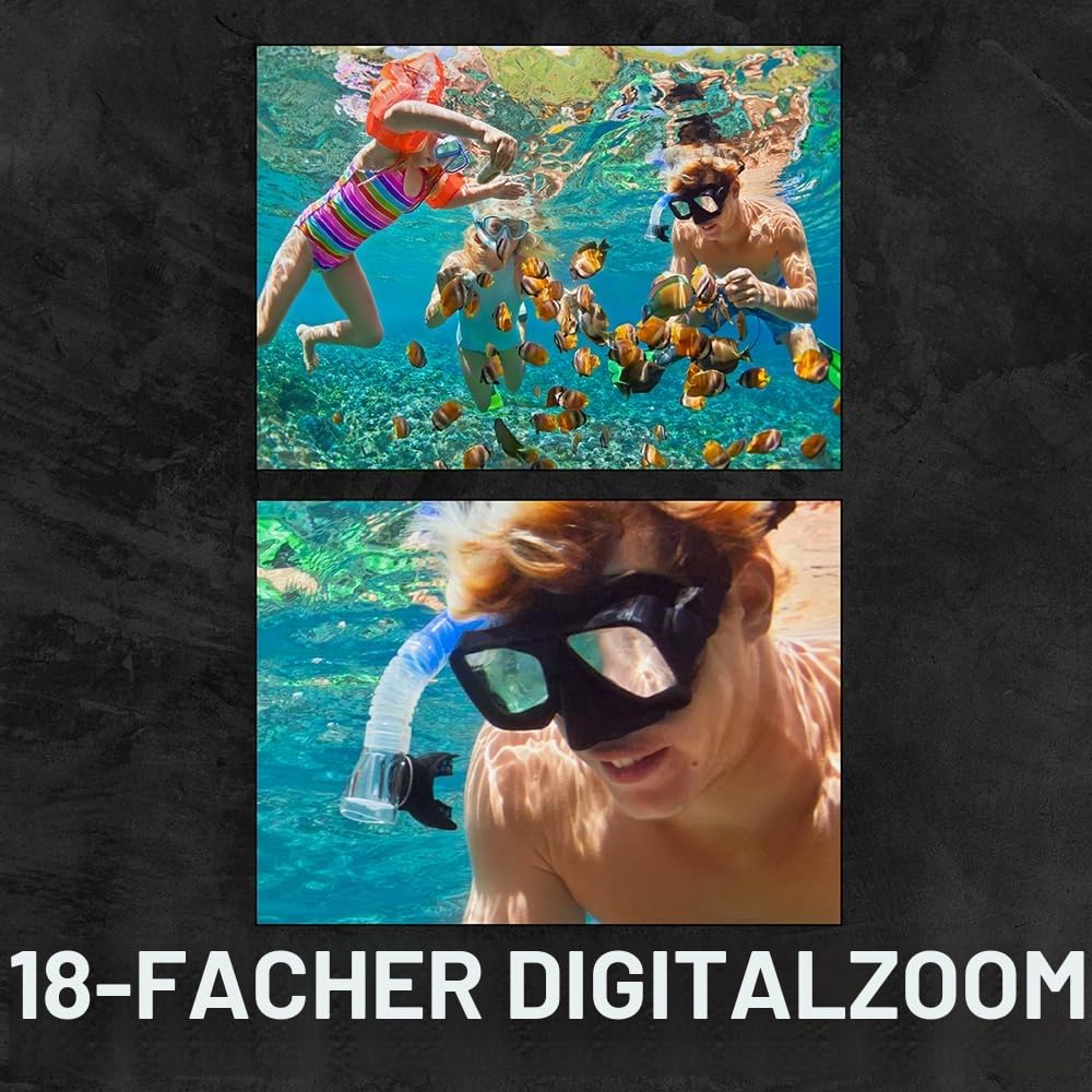AGFAPHOTO Realimove CC4000W Camcorder Waterproof 4K