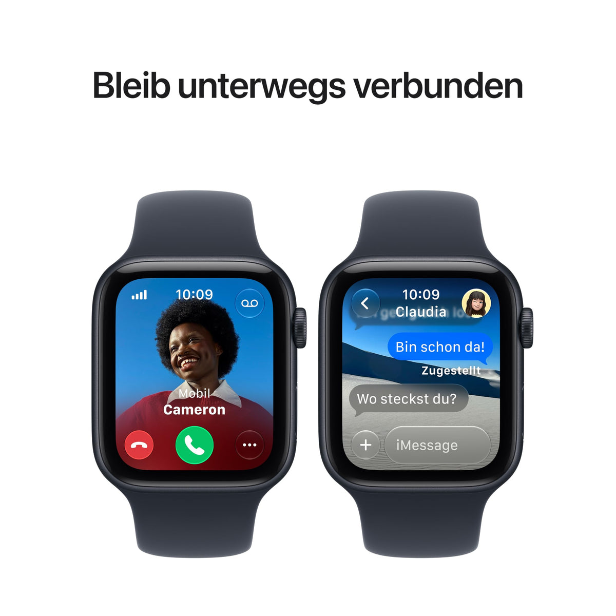 Apple Watch SE 3 GPS + Cellular, 44 mm Aluminium Case Midnight - MJLT4ZR/A