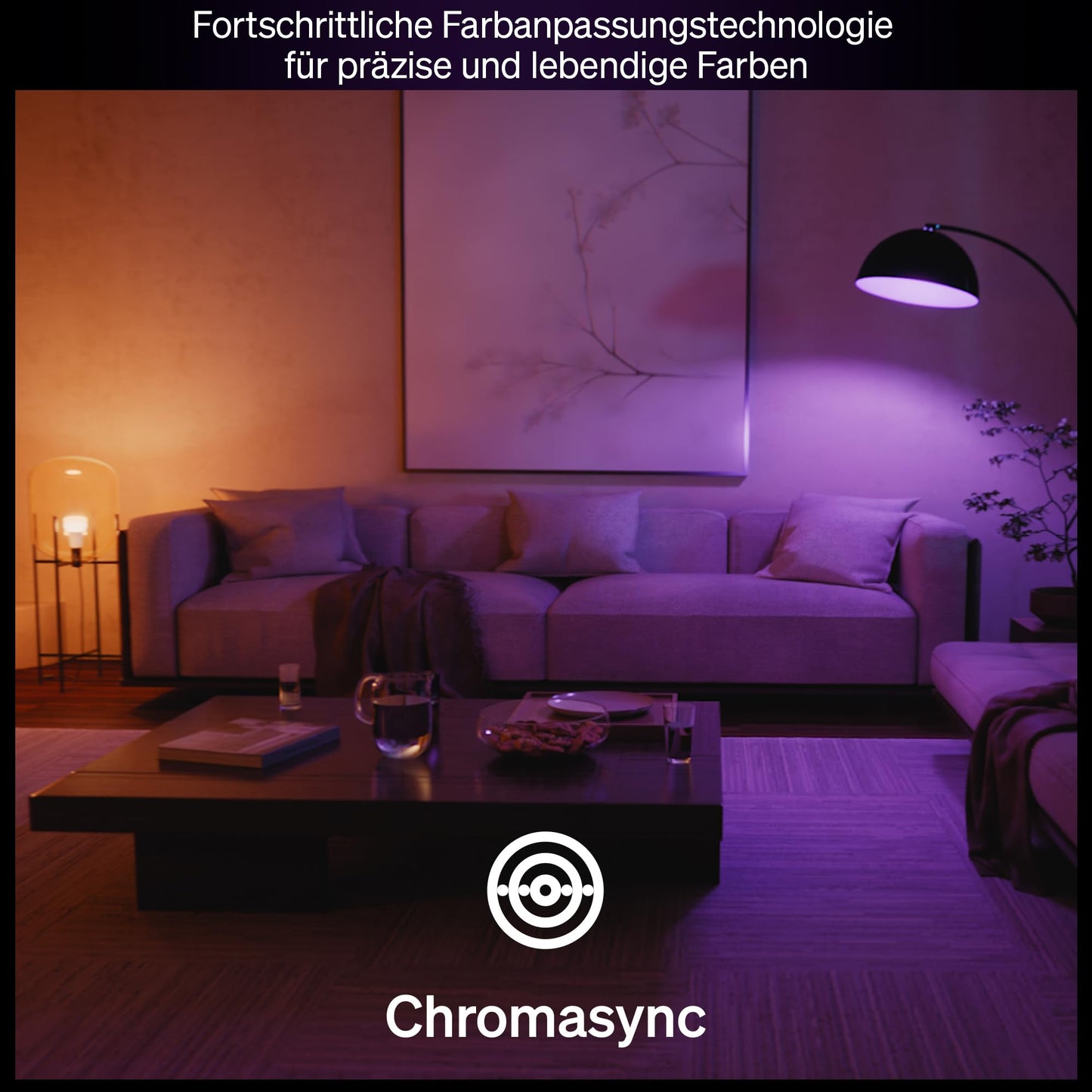 Philips Hue Smart LED A60 lamp, White Ambiance, LED bulb with E27 socket, 8.1W, full spectrum light 1000K-20000K, 1100 lumens, dimmable, smart light compatible with voice assistants, pack of 2 - 929003854902