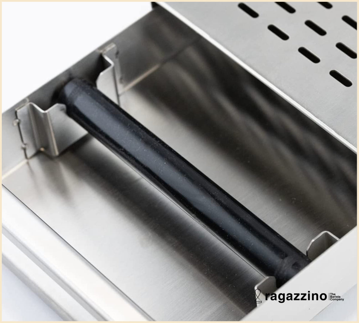 ragazzino stainless steel tapping container | 280x180x64mm - B09NL8L136