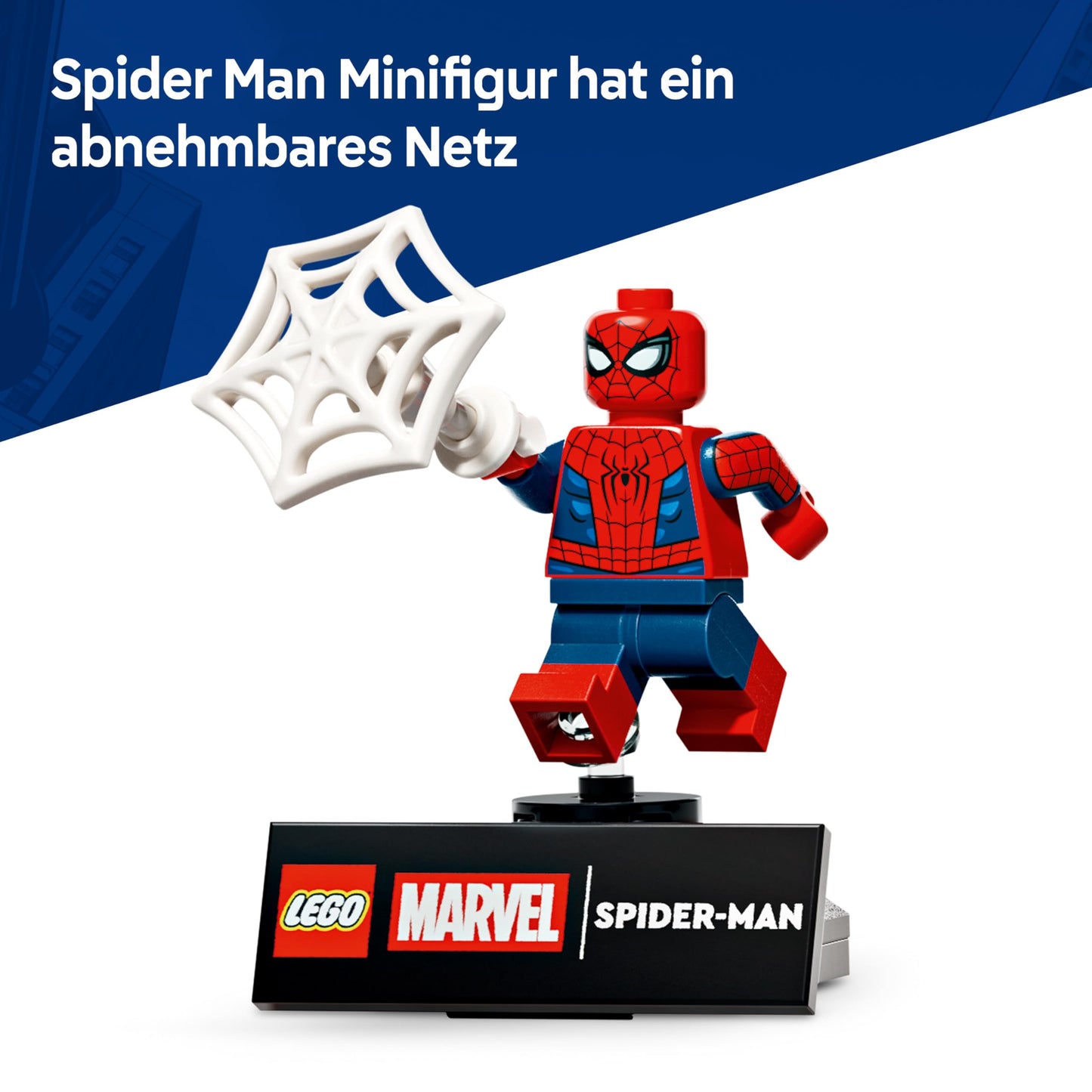 LEGO | Marvel Spider-Man figure - superhero toy including minifigure to collect - DIY decoration - gift for boys aged 12 and over and young film fans - 76346