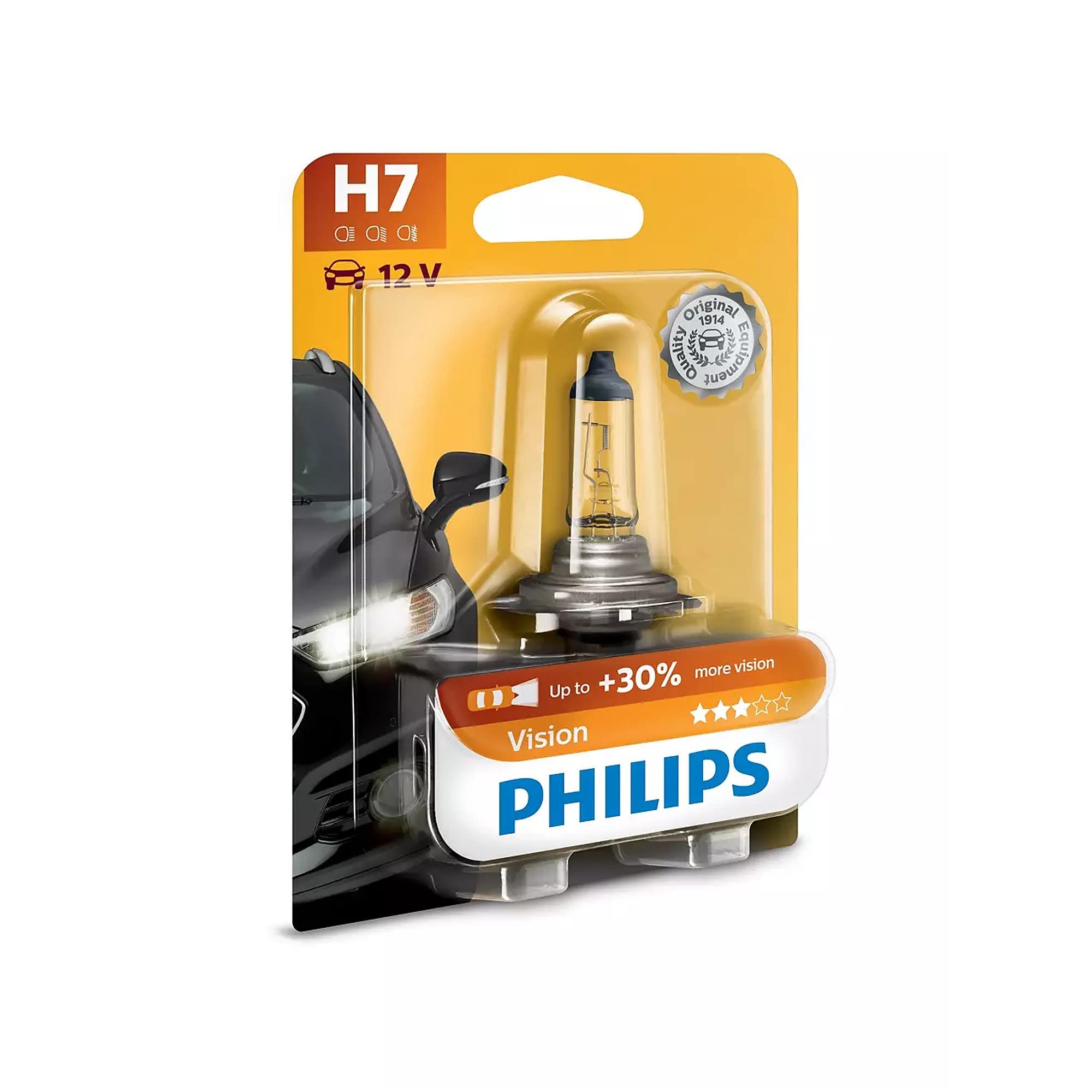 Philips H7 Vision +30% 12V 55W (12972PRB1)