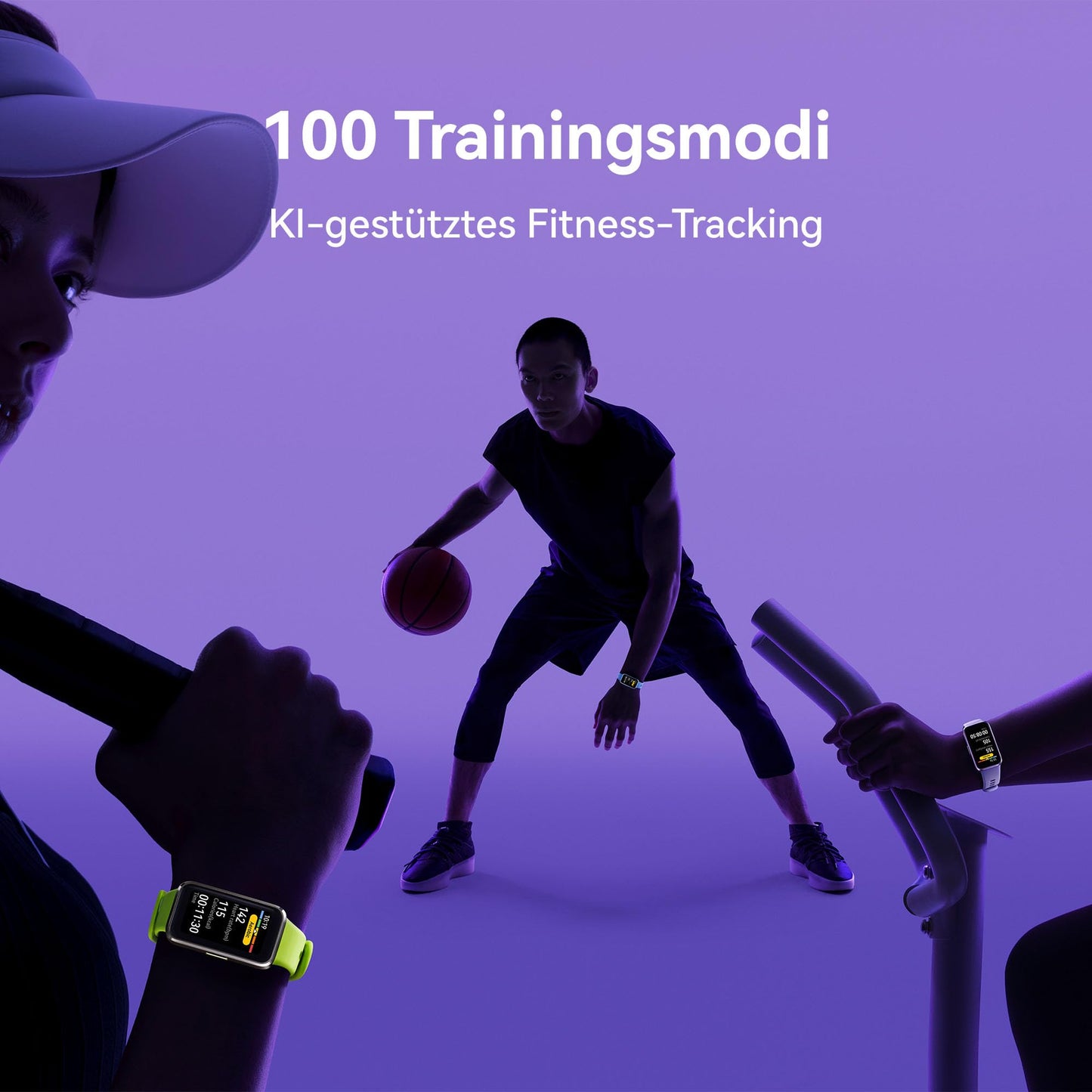 HUAWEI Band 10 Smartwatch, AI-Powered Fitness Tracking with Sleep Analysis, Average Heart Rate Variability (HRV) While Sleeping, Up to 14 Days Battery Life, for iOS & Android, Black - Nora-B19F