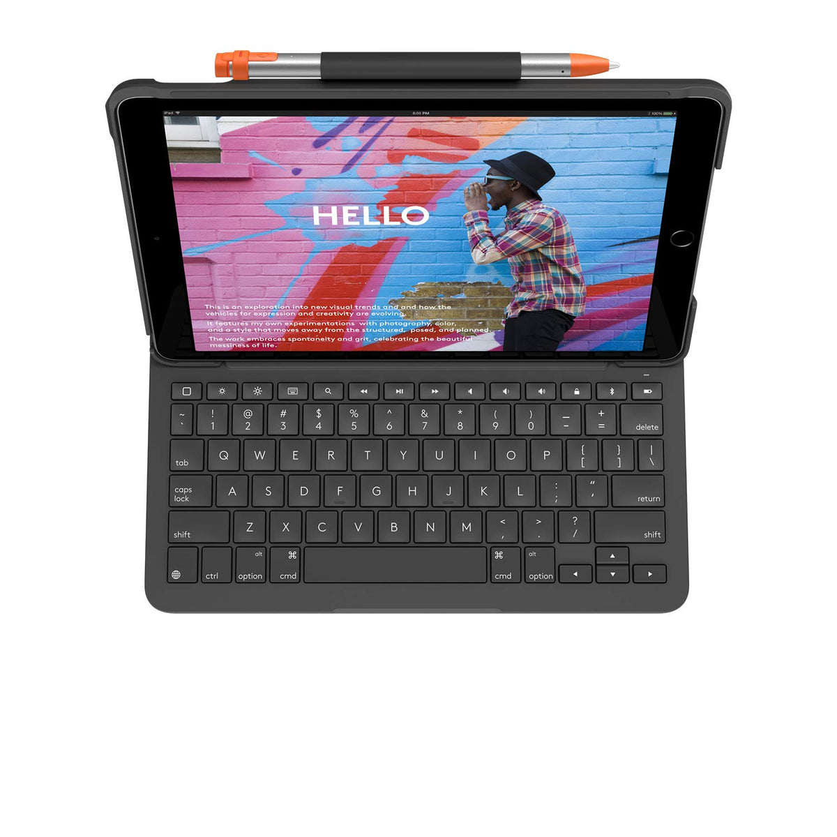 Logitech Slim Folio pentru iPad (7., 8. și 9. generație)