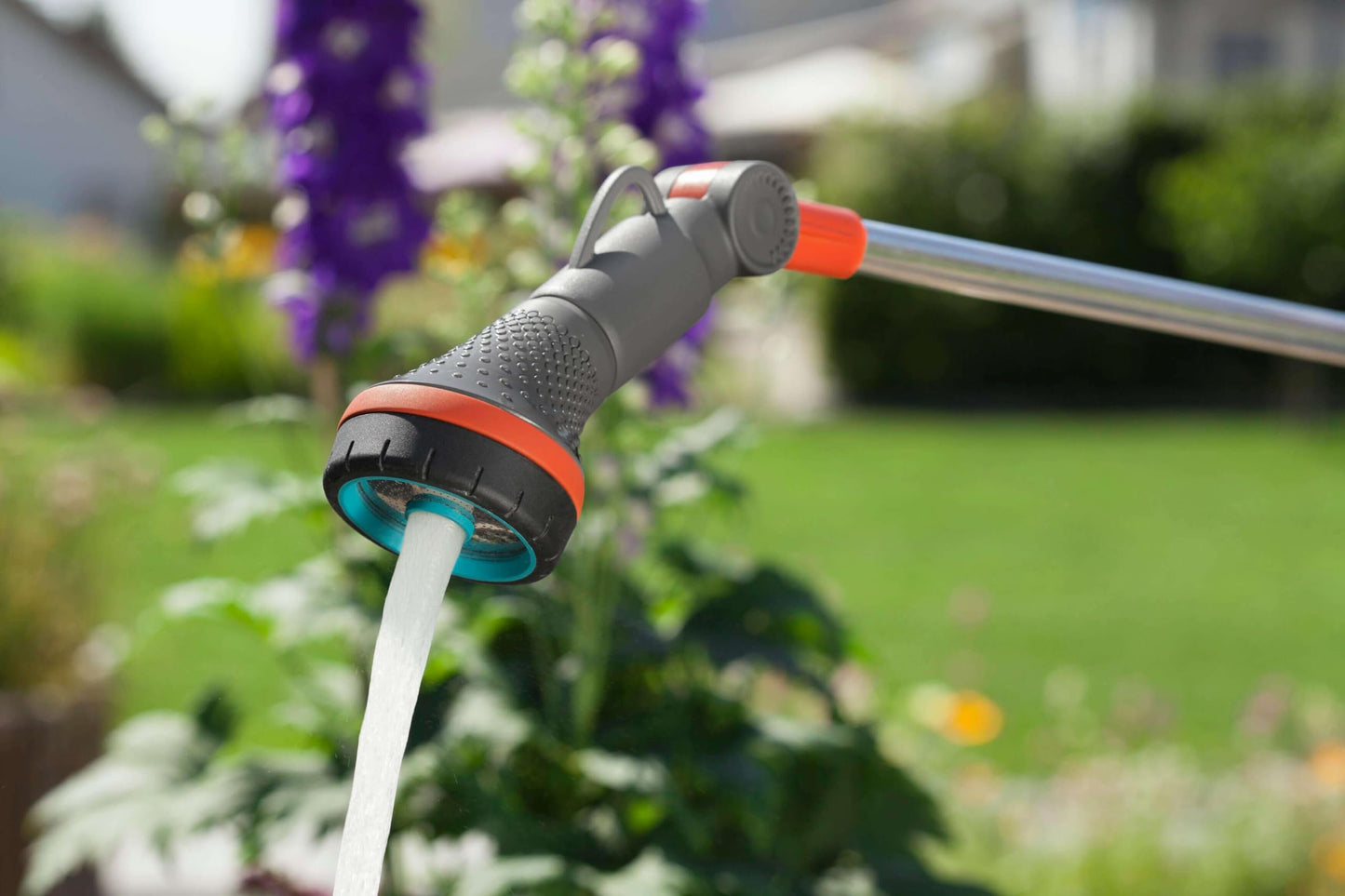 Gardena Comfort hanging basket watering rod: robust garden shower for watering and cleaning, 90 cm long, with shower/pearl jet, frost protection (18335-20)