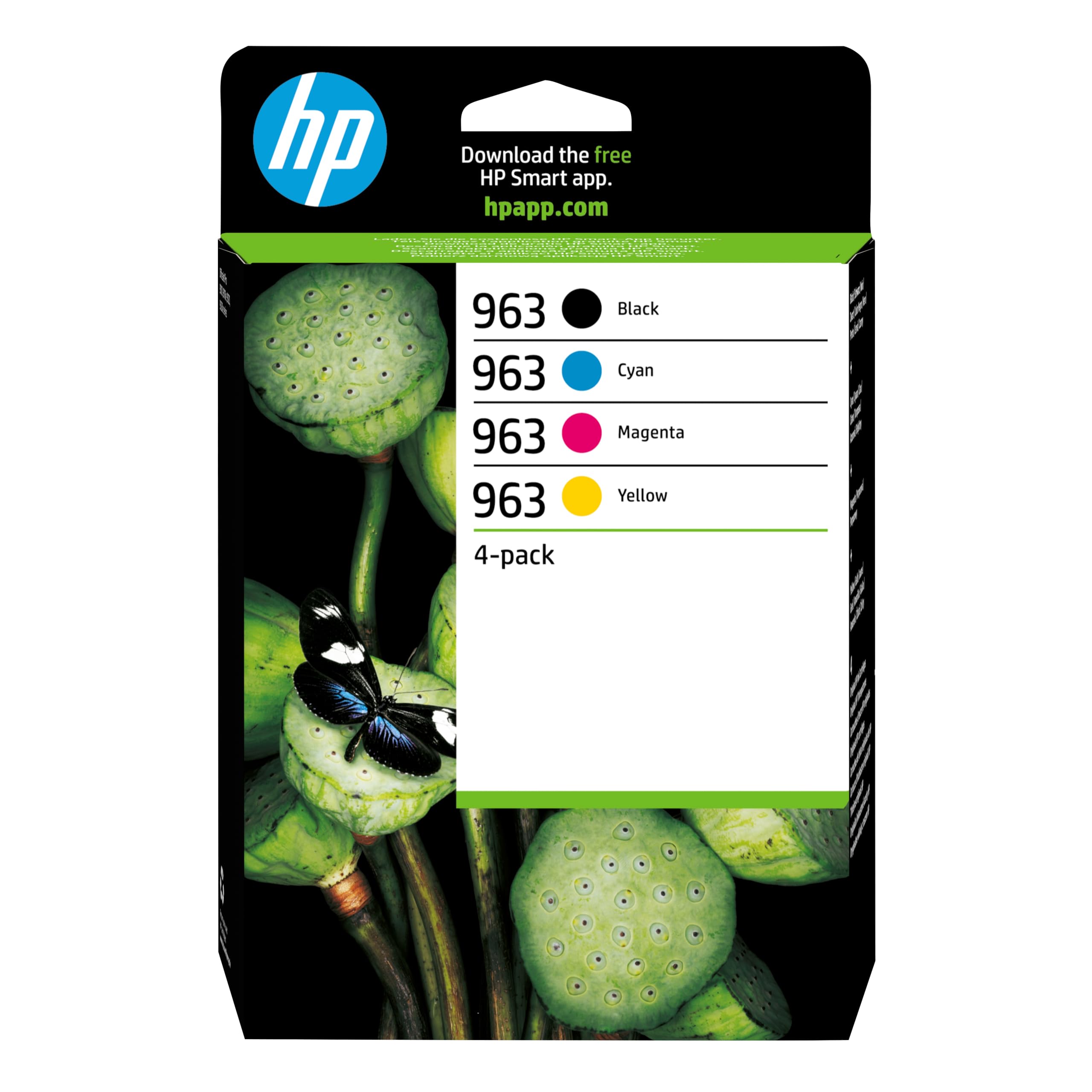 HP 963 4-Pack CMYK(4) Original Combo Ink Cartridge - 6ZC70AE#LS1
