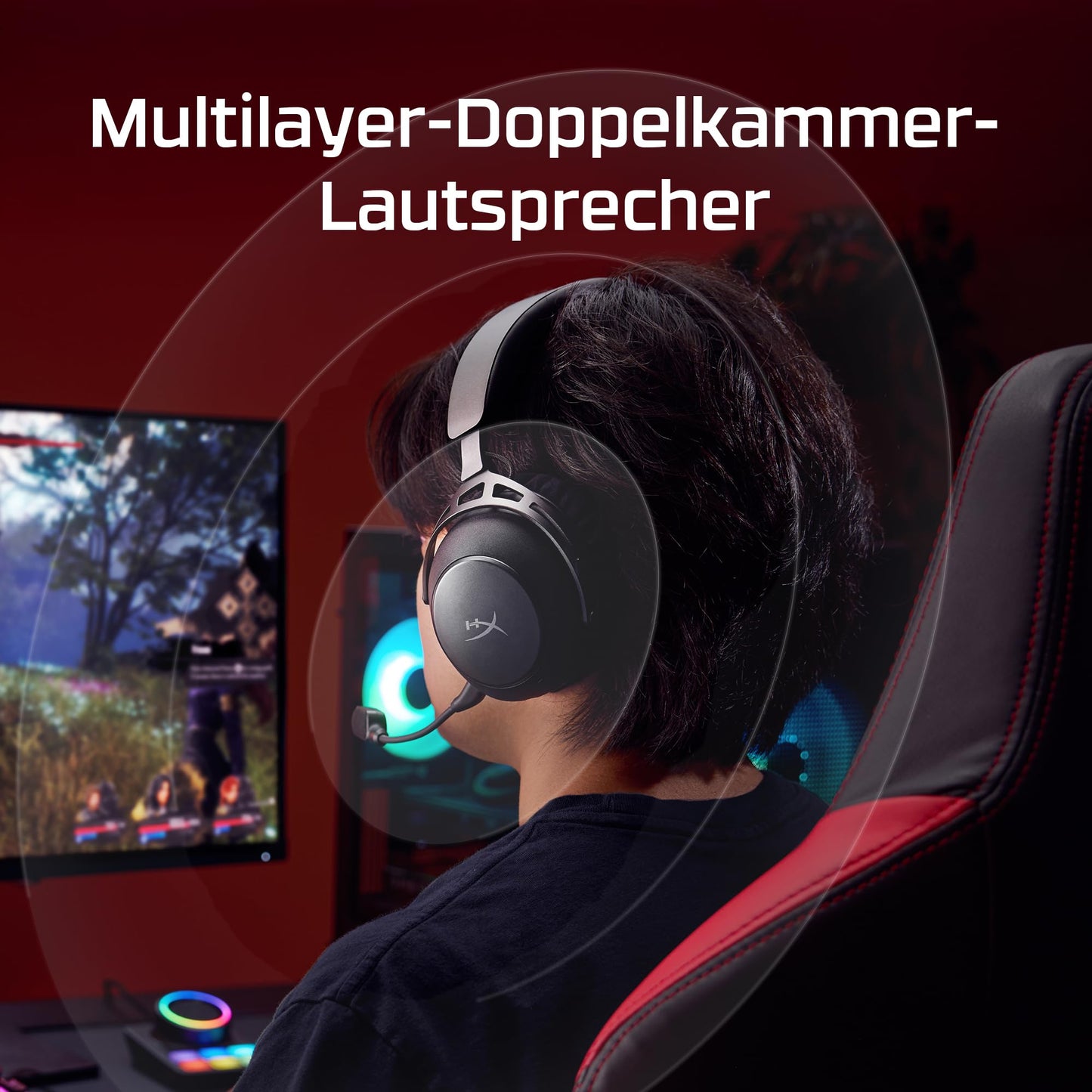 HyperX Cloud Alpha 2 Wireless Gaming Headset Black (AJ5C7AA)
