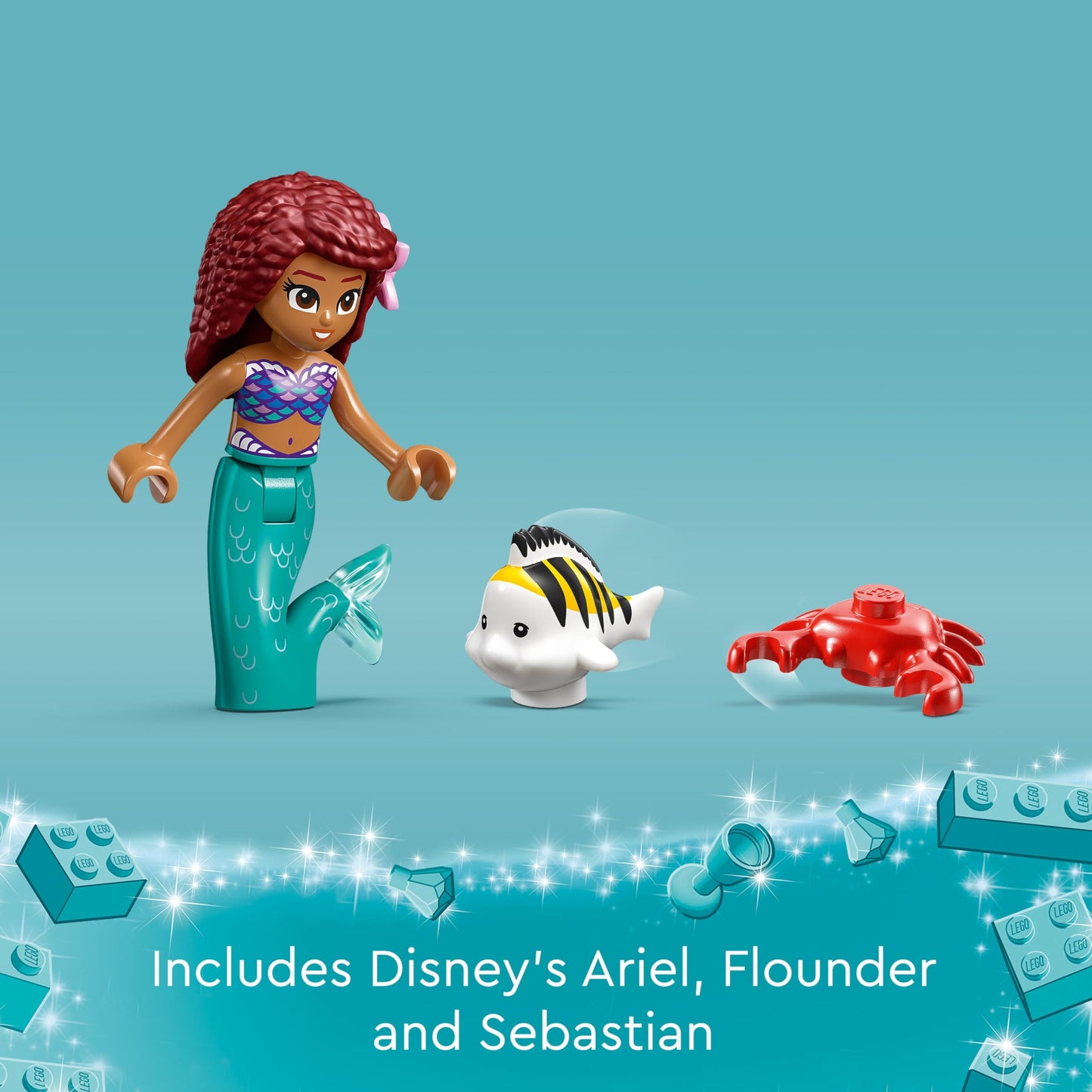 Lego Disney Princess 43229 Ariel's Treasure Chest, 370 pieces