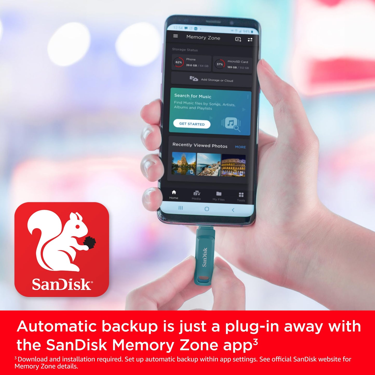 SanDisk Ultra Dual Drive Go USB Type-C 64 GB (Android smartphone memory, USB Type-C port, 150 MB/s reading speed, can be used as a key fob) Navagio Beach - SDDDC3-064G-G46NBB