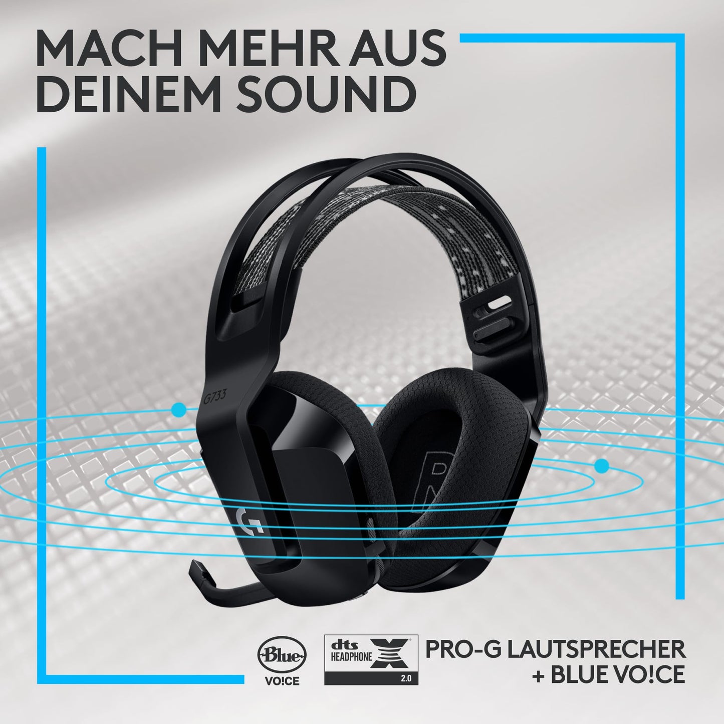 Logitech G305 Lightspeed wireless gaming mouse + Logitech G733 Lightspeed wireless gaming headset with headband