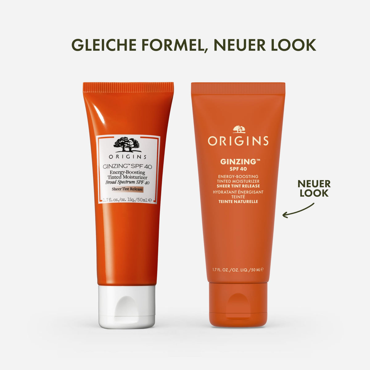 Origins GinZing Cremă hidratantă colorată pentru stimularea energiei cu SPF 40 50 ml - 1957091