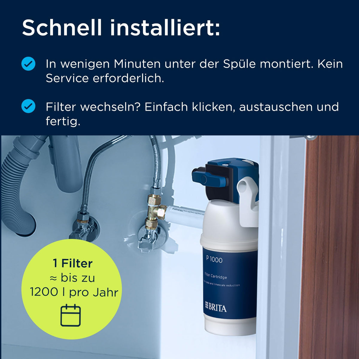 BRITA Filtru de apă robinet mypure P1 sistem de filtrare a apei - 065751