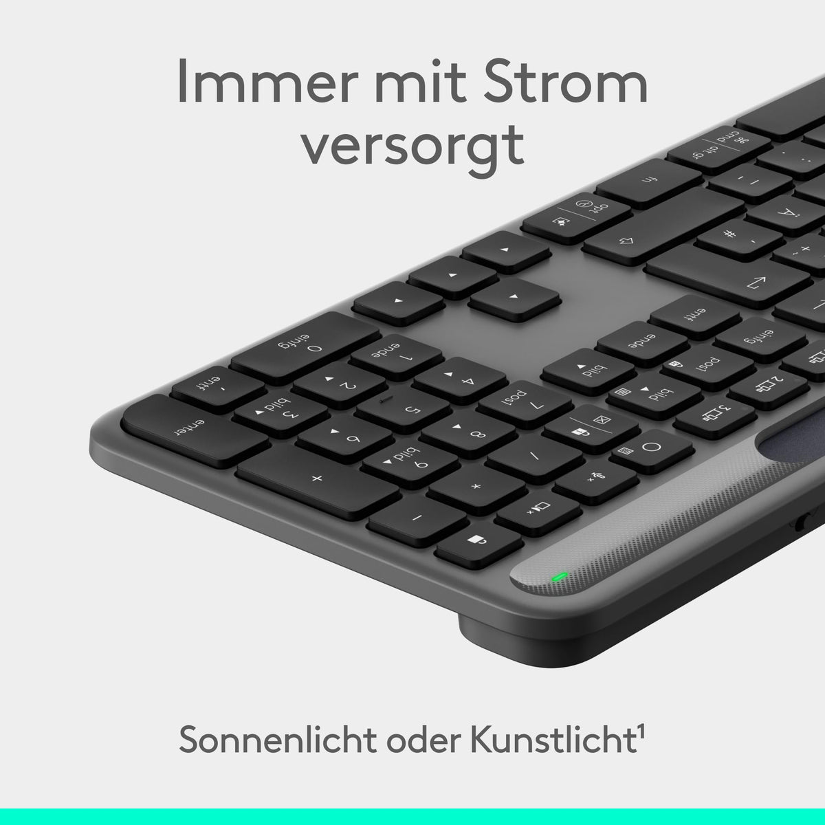 Logitech Signature Slim Solar+ tastatură wireless - 920-013757