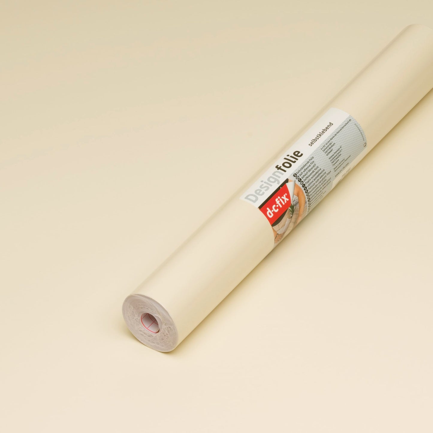 d-c-fix furniture adhesive film plain silk matt light beige 45 cm x 15 m - 172535