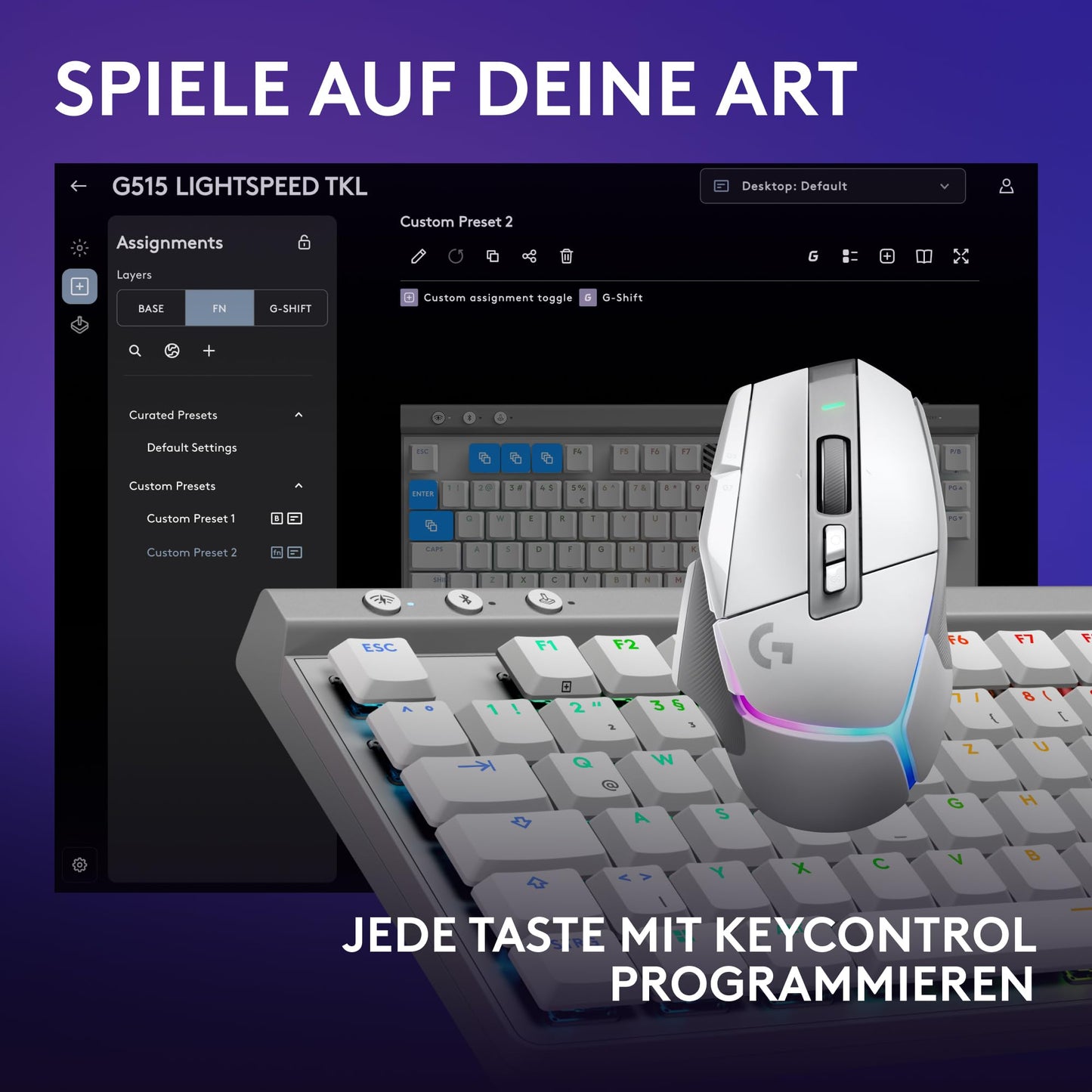 Logitech G G502 X Plus Lightspeed + G515 Lightspeed