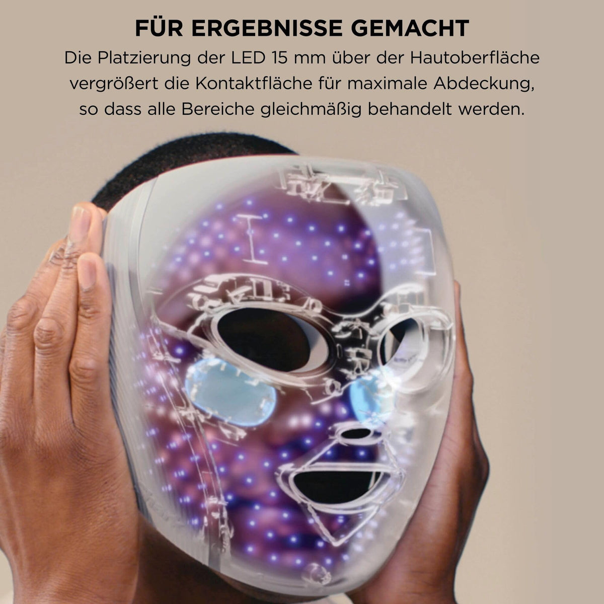 Shark CryoGlow LED Face Mask with Eye Area Cooling, FW312EU
