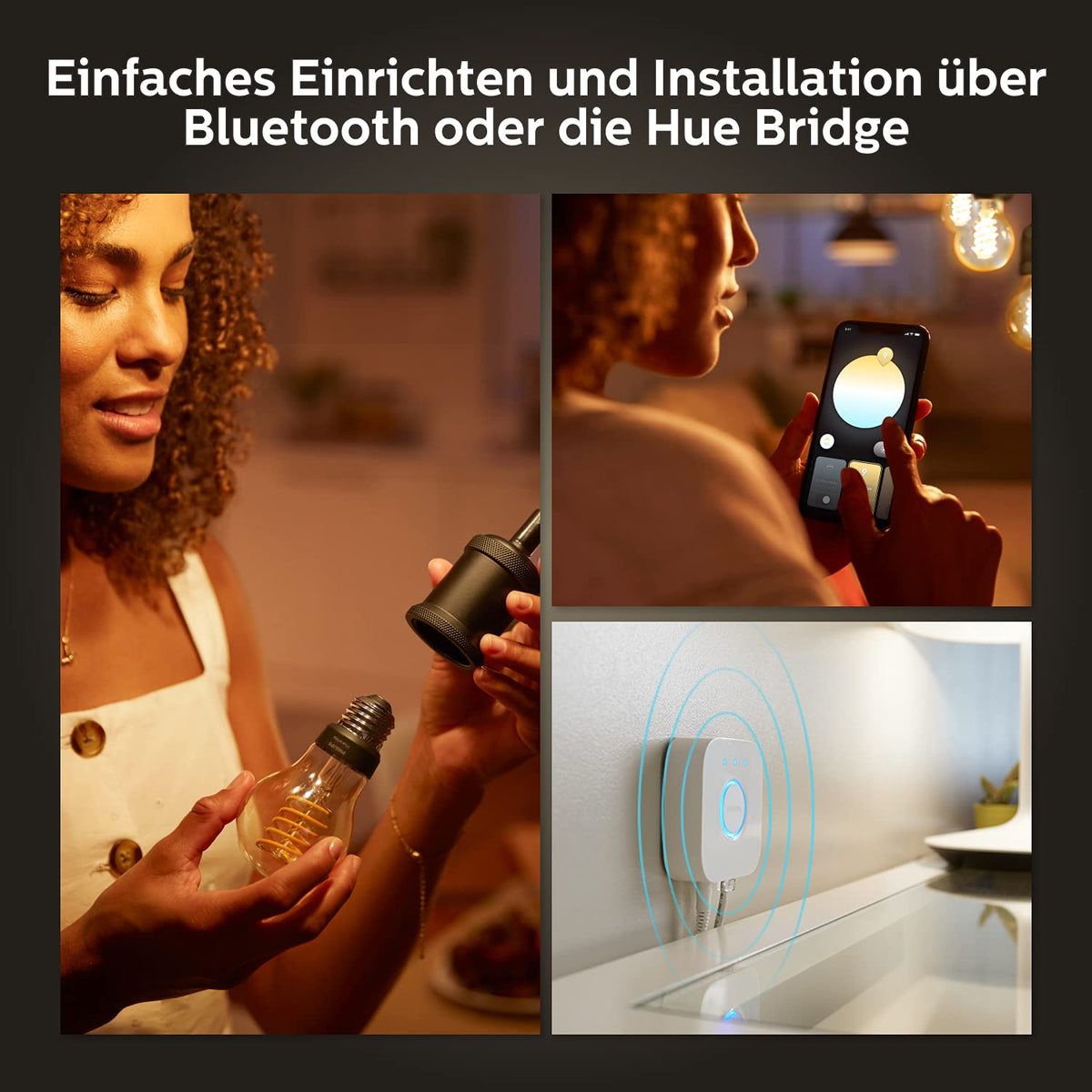 Philips Hue E27 Filament Lamp - 929002477501