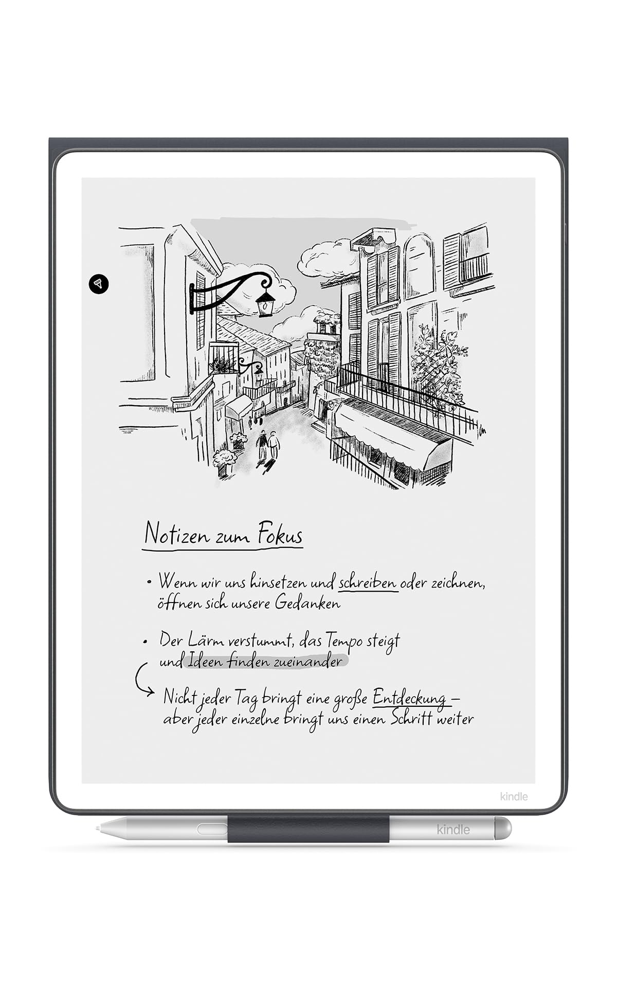 New Amazon Kindle Scribe flip case with magnetic attachment, sustainable design, practical and protective plant-based case - 53-101631