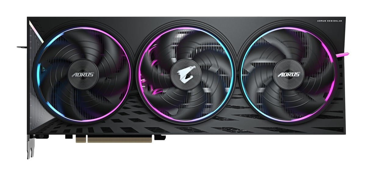 Gigabyte AORUS Radeon RX 9070 XT Elite 16G Placă grafică - 16 GB GDDR6, 256 Bit, PCI-E 5.0, 3100 MHz frecvență de bază, 2 x DisplayPort, 2 x HDMI, GV-R9070XTAORUS E-16GD