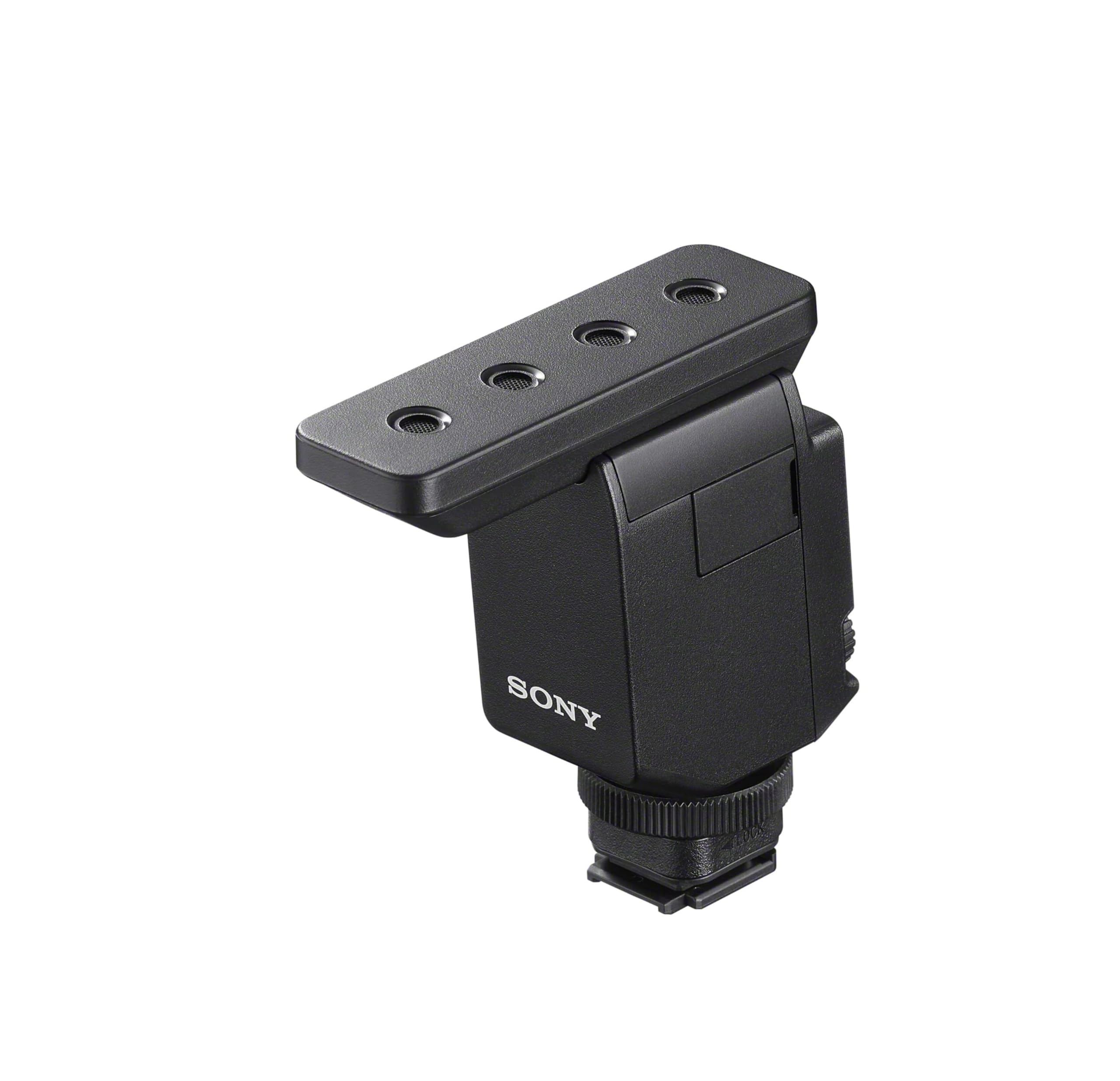 Sony ECM-B10, wireless shotgun microphone, noise cancellation, easy to use, ideal for cameras, interviews, vlogs, content creation, streaming - ECMB10.CE7