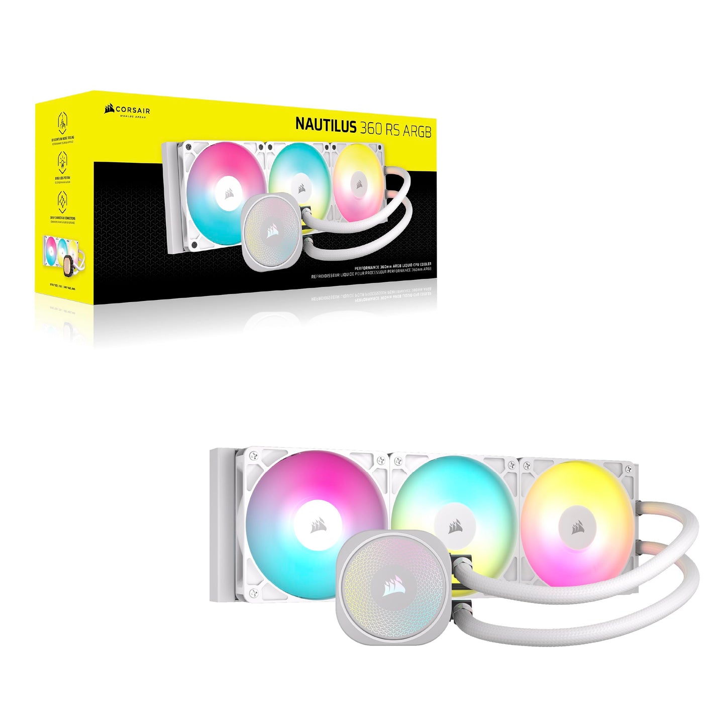 Corsair Nautilus 360 RS ARGB CPU Liquid Cooler - CW-9060095-WW